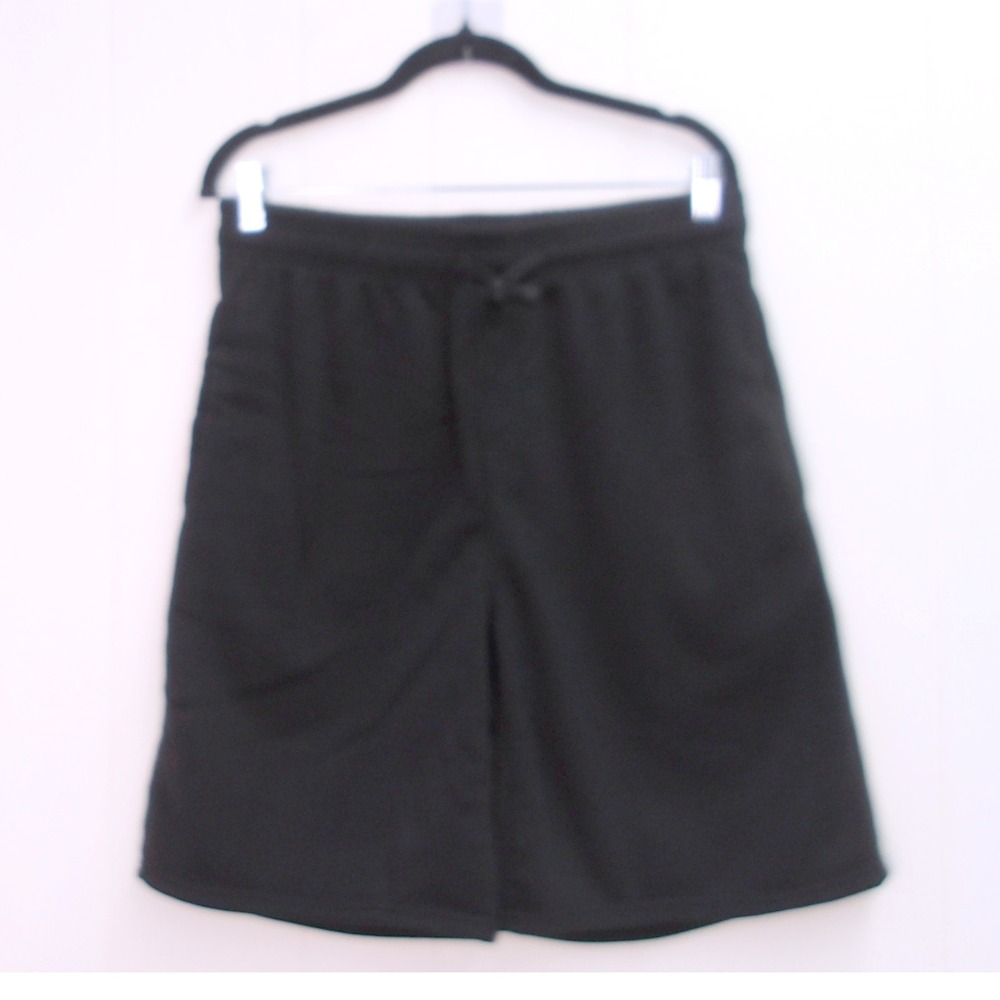 Men's Black Athletic Shorts Gym Workout Casual Activewear Fleece Sz M /#9203 - Picture 2 of 4